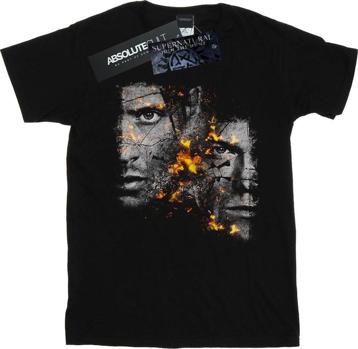 Supernatural Sam And Dean Fire TShirt (XL)