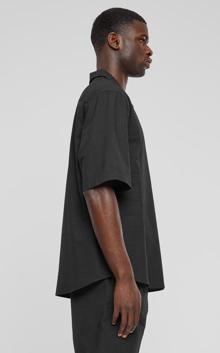 Image du produit Urban Classics Chemise à manches courtes Relaxed Seersucker - 140935 (S)