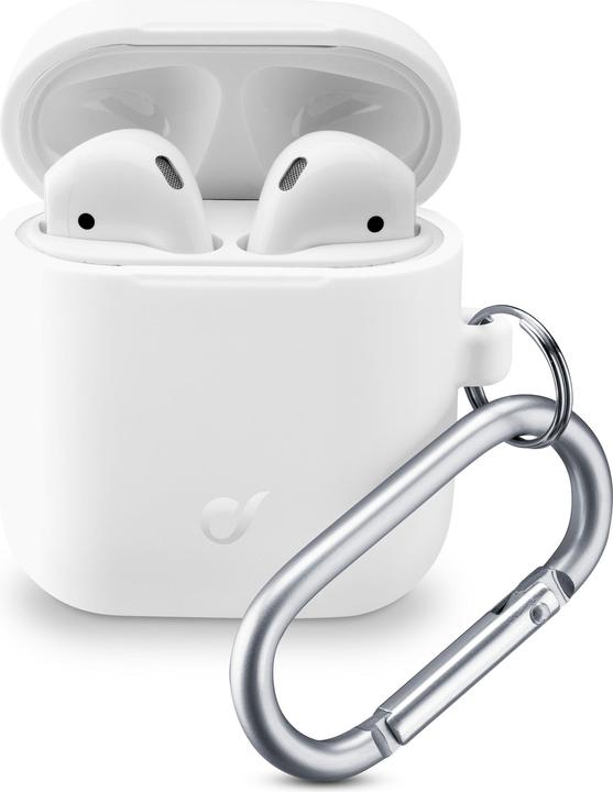 Image du produit Cellularline Bounce Case for AirPods 2 Housse de protection mousqueton blanc (Sac pour écouteurs)