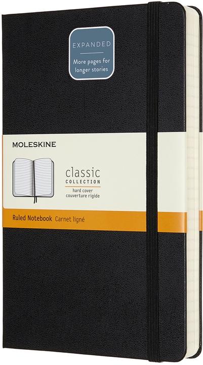 Image du produit Moleskine Carnet classique (13 x 21 cm, À rayures, Couverture rigide)