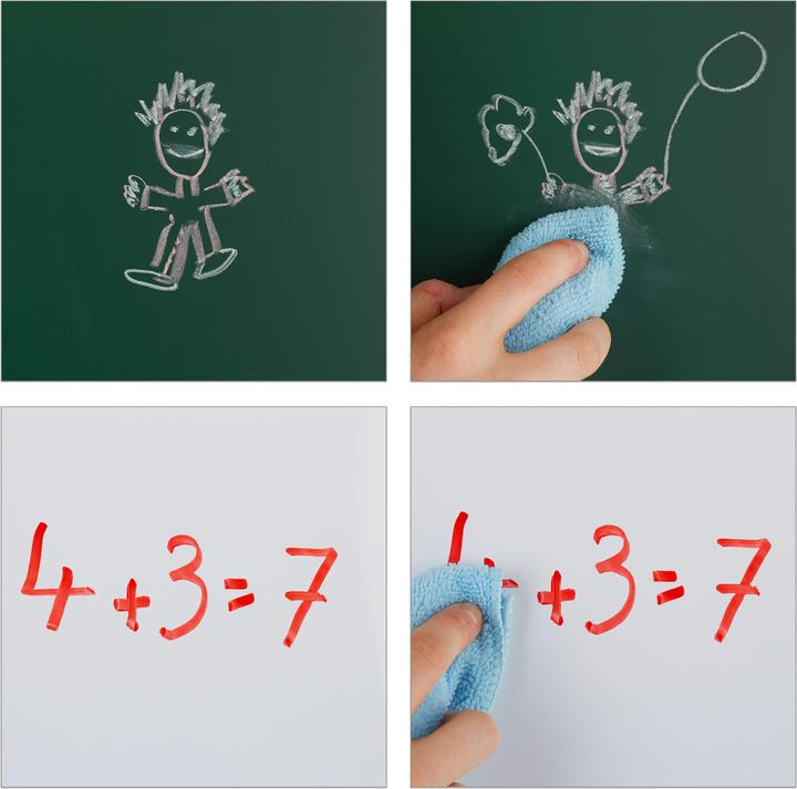 Actual product image Relaxdays Kids' Easel with board
