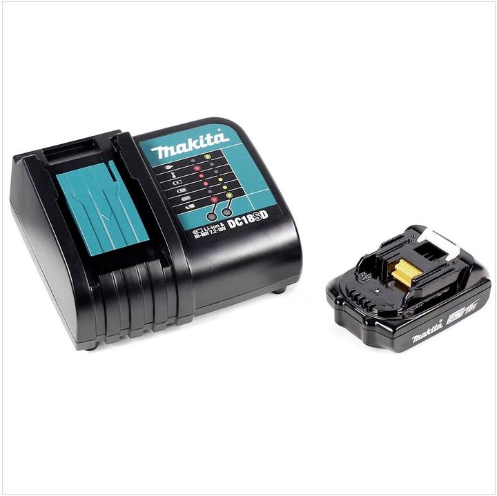 Produktbild Makita DBO 180 SA1J Akku Exzenterschleifer 18 V 125 mm + 1x Akku 2,0 Ah + Ladegerät + Makpac (Exzenterschleifer)