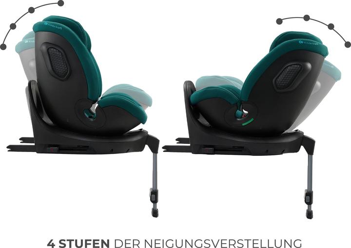 Actual product image KinderKraft Car Seat XRIDER 2 i-Size GREEN