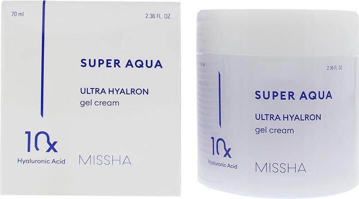 Actual product image Missha Super Aqua Ultra Hyalron Gel-Cream 70ml (70 ml, Face gel)