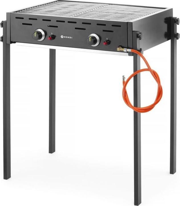 Produktbild Hendi Gasgrill Roast-Master Pro Schwarz,, Schwarz, 11,6kW, 790x560x(H)900mm