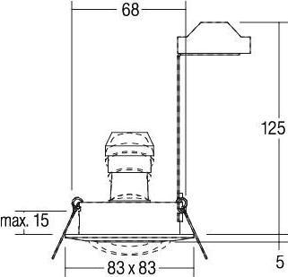 Actual product image Brumberg Recessed downlight (GU10)