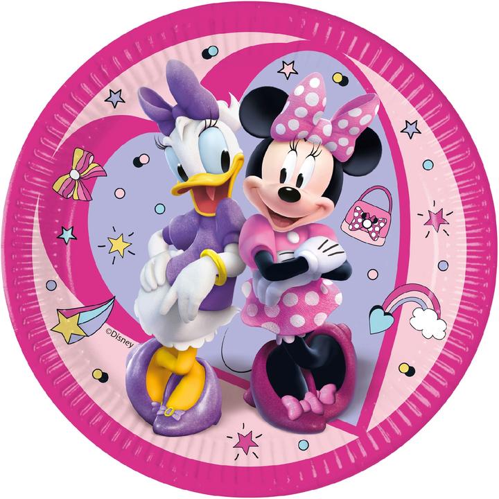 Actual product image Qualatex Assiettes Minnie Mouse (8 x)