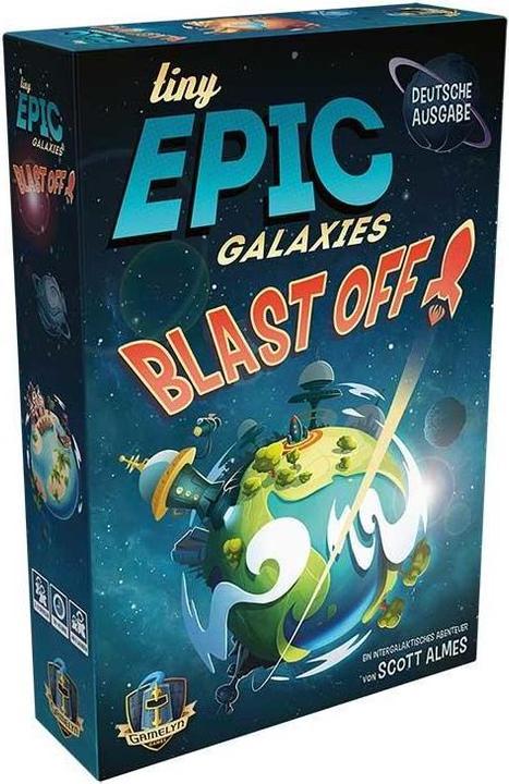 Produktbild Asmodée GAMD0002 - Tiny Epic Galaxies BLAST OFF!, Brettspiel, für 2-4 Spieler, ab 8 Jahren (DE-Ausgabe) (Deutsch)