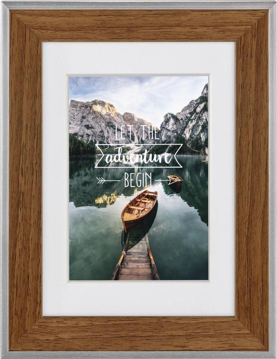 Actual product image Hama Plastic frame Sierra, walnut, 15 (10 x 15 cm)