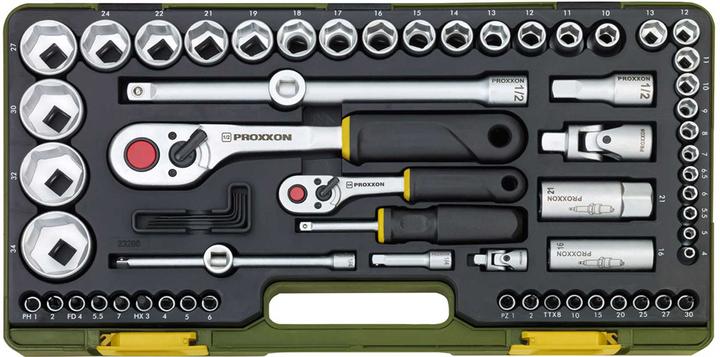 Actual product image Proxxon Socket wrench set metric 1/ (2.1/16")