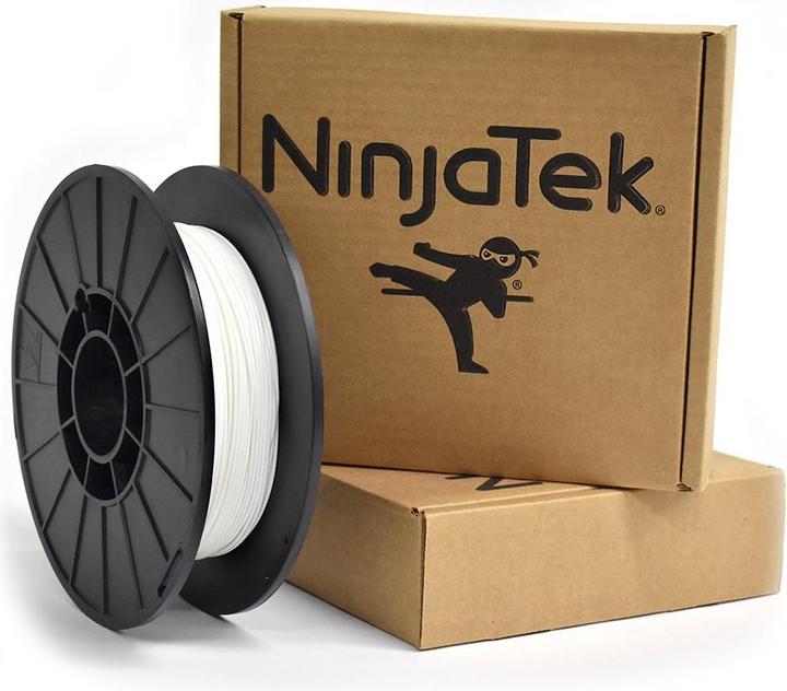 Produktbild NinjaTek NinjaFlex Filament für 3D Drucker 1.75mm 500g Snow White (TPU, 1.75 mm, 500 g, Weiss)