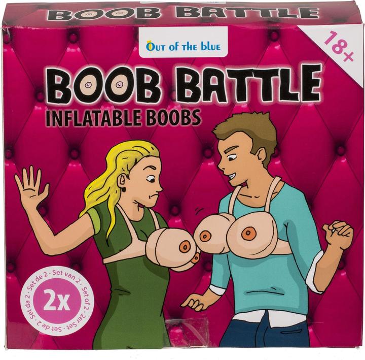 Actual product image Out of the blue Boob Battle Aufblasbare Brüste (Dice games)