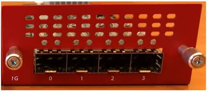 Actual product image Watchguard WGT Firebox M 3rd Gen 4 x 1Gb SFP Fibre Module