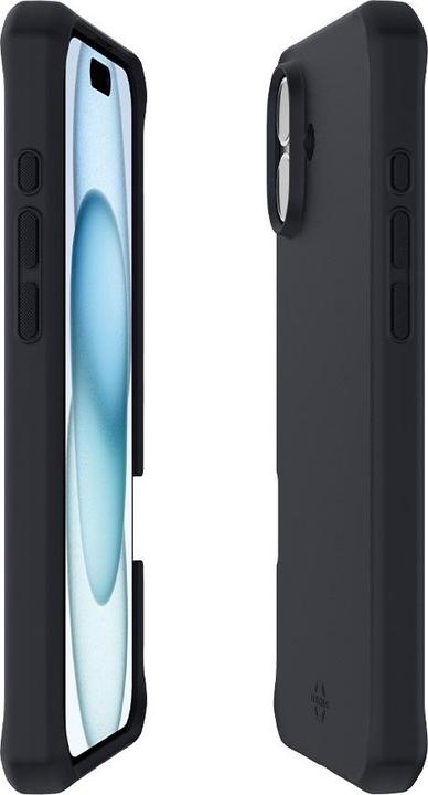 Actual product image Mobilis Spectrum r Case For Iphone 16 - Solid Black Mat - Soft Bag (Apple iPhone 16)