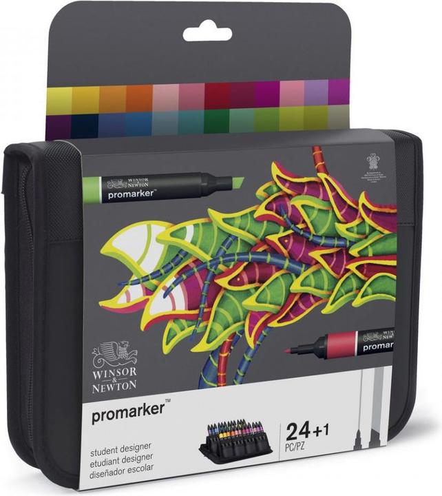 Image du produit Winsor & Newton Promarker (Noir, 24 x)