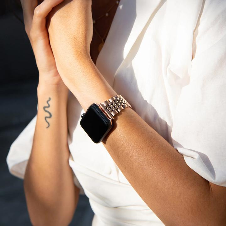 Productafbeelding Burga Apple Watch Band Chic Royal Rose Gold 38mm / 40mm / 41mm (Roestvrij Staal)