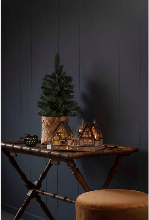 Image du produit Konstsmide Silhouette en bois LED Village