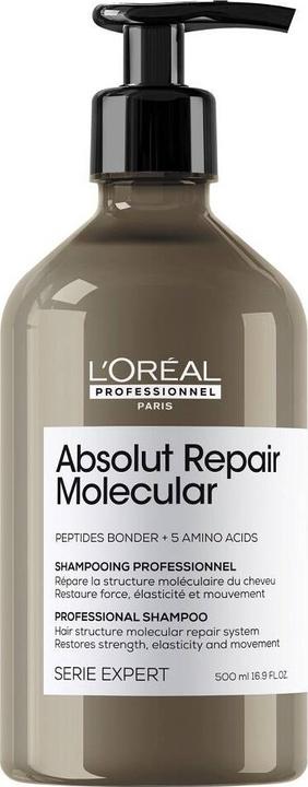 Actual product image L'Oréal Paris Absolut Repair Molecular Professional Shampoo (500 ml, Liquid shampoo)