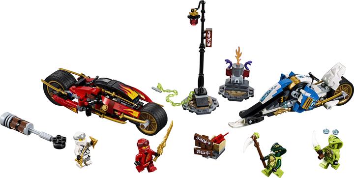 Produktbild LEGO Kais Feuer-Bike Zanes Schneemobil (70667, LEGO Ninjago)