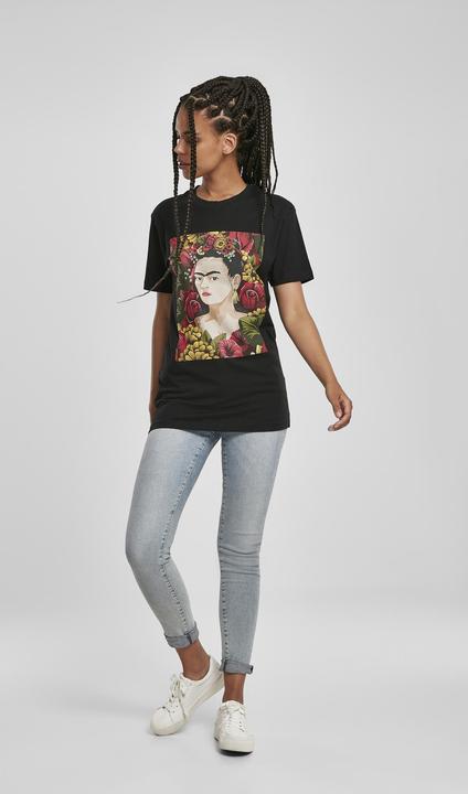 Actual product image Merchcode Ladies Frida Kahlo Portrait Tee (S)