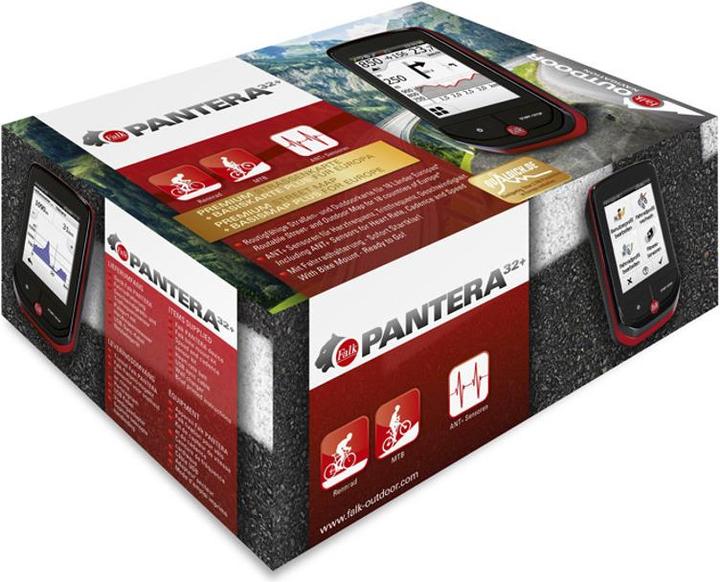 Produktbild Falk Pantera 32 Plus GPS-Bundle inkl. Herzfrequenz - und Trittfrequenzsensor