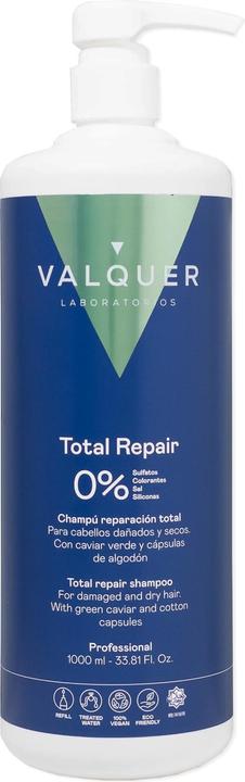 Actual product image Valquer Total Repair Shampoo 1L (1000 ml, Liquid shampoo)