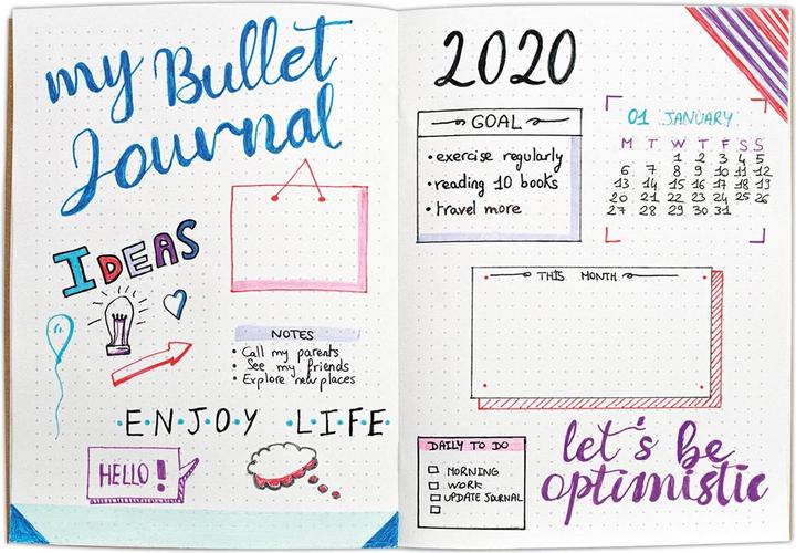 Image du produit Pilot Coffret cadeau du FriXion Bullet Journal (Multicolore, 8 x)