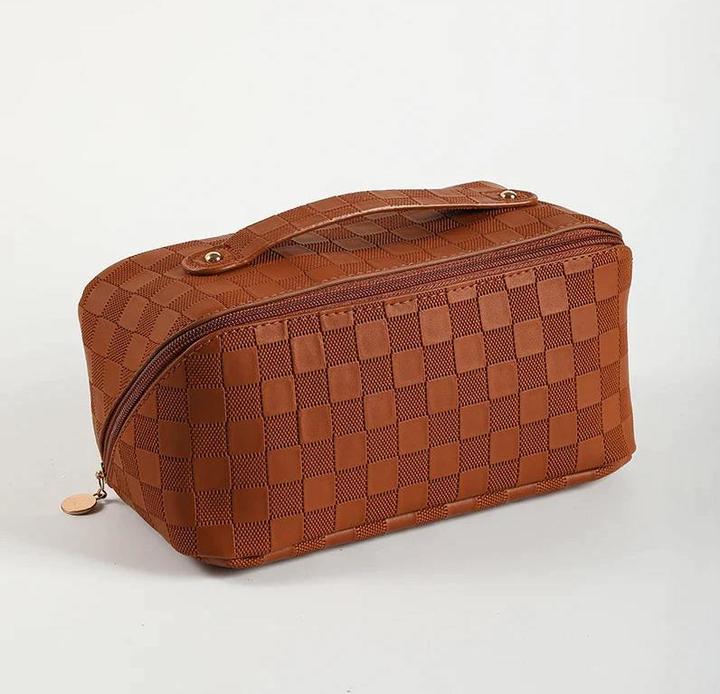 Image du produit Only-Bags.Store Trousse de maquillage PU Grande capacité Sac de lavage de luxe Multifonctions Voyage