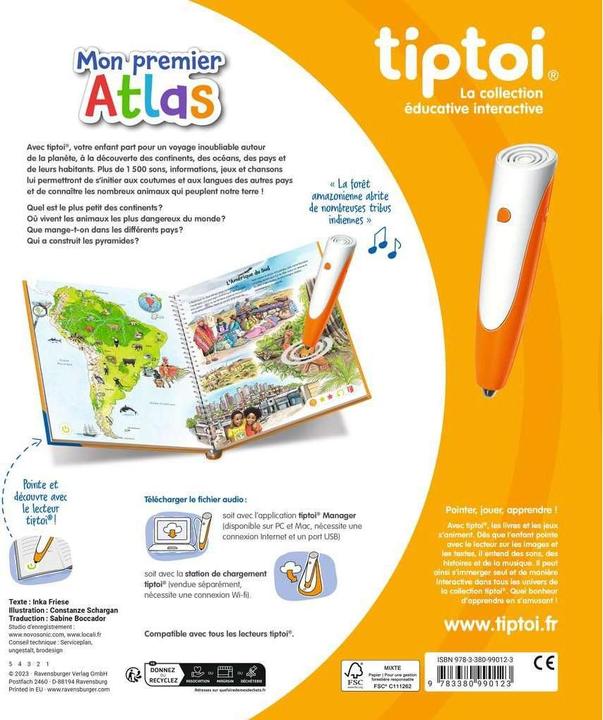 Produktbild tiptoi Mon premier Atlas (Französisch, Collectif, 2023)