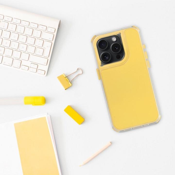 Immagine prodotto OEM LCD display! MATRIX Case for IPHONE 16 Pro Max yellow (Apple iPhone 16 Pro Max)