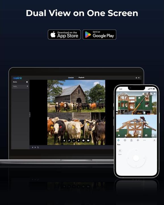 Actual product image Reolink TrackMix LTE incl. Solar Panel Plus (2560 x 1440 Pixels)