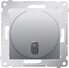 Produktbild Kontakt Simon Elektronische Türklingel 230V Silber matt (DDS1.01