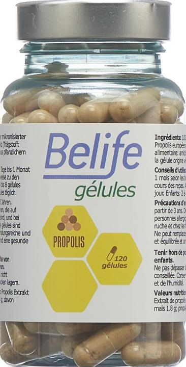 Actual product image Beelife Propolis Gélules (120 Piece, Capsules, 68 g)