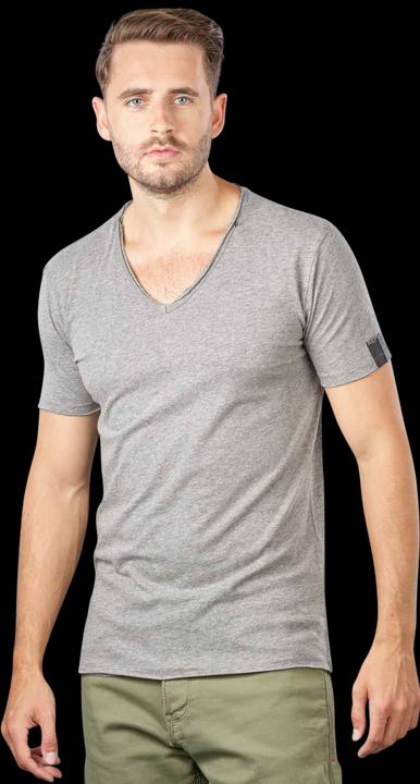 Replay Viscose T-Shirt grey melange (3XL)