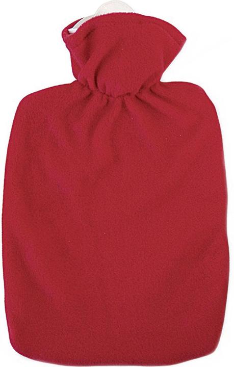 Hugo Frosch Wärmflasche Klassik Fleecebezug 1,8 l rot (1.80 l)