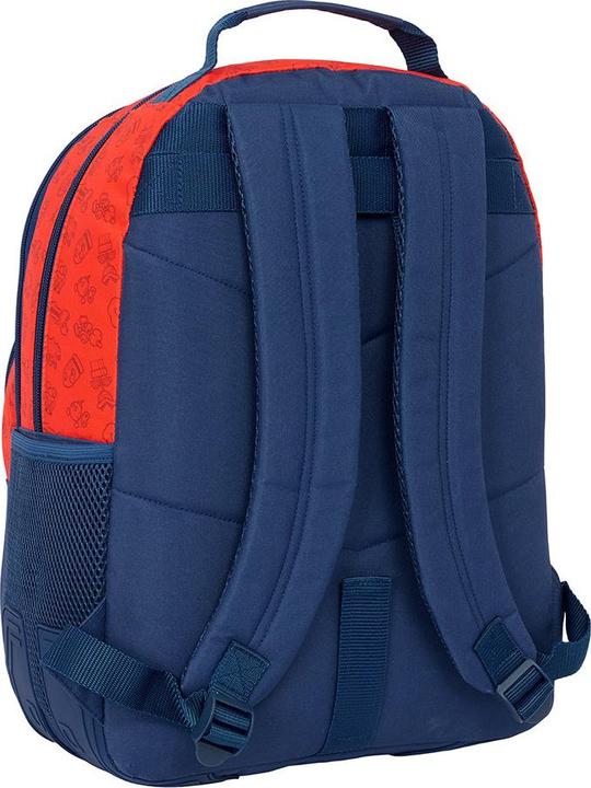 Actual product image Super School Bag Mario Trick Red Dark blue 32 x 42 x 15 cm