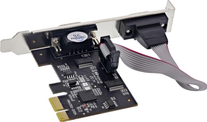 Produktbild Longshine Controller PCIe 2x Seriell RS232 - Schnittstellenkarte - PCI-Express