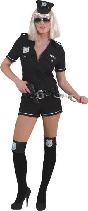 Actual product image Orlob Police Girl Costume: Policewoman Jumpsuit With Belt (40)