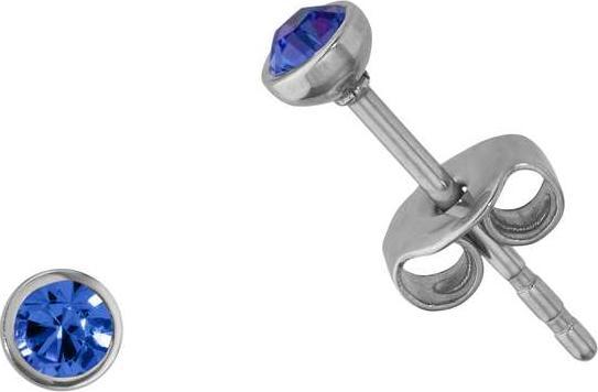 Bijouteria Ohrstecker (Edelstahl, Kristall, PVC)
