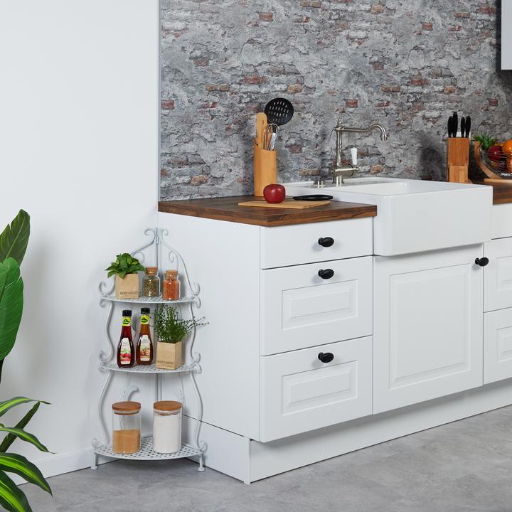 Actual product image Relaxdays Corner shelf (30 x 30 x 82.5 cm)