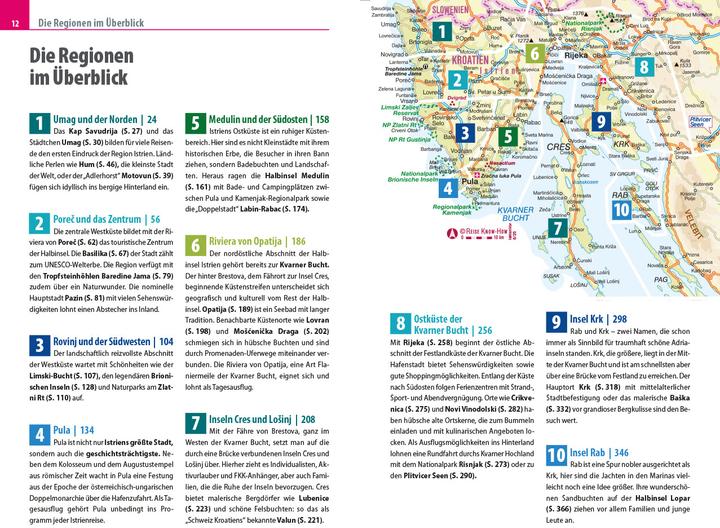 Produktbild Reiseführer Kroatien: Istrien und Kvarner Bucht (Deutsch, Werner Lips, Markus Bingel, 2025)