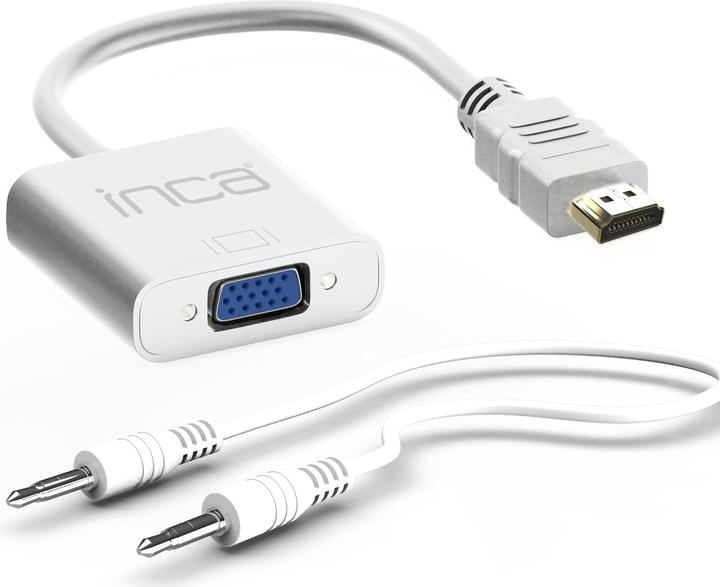Produktbild Inca Adapter IHTV-7TB HDMI > VGA St. + USB Audio, 1080P, WS retail (HDMI)