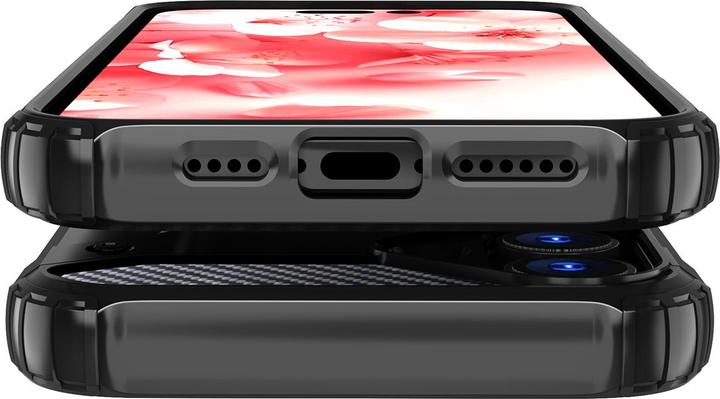 Image du produit Hurtel Hybrid Armor Case für iPhone 16e - Blau (Apple iPhone 16e)