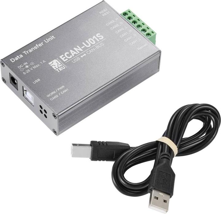 Produktbild Tru Components TC-ECAN-U01S CAN Umsetzer USB, CAN-Bus 1 St.