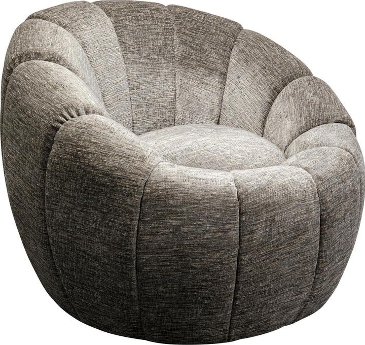 Kare Design Drehsessel Fiori Grau