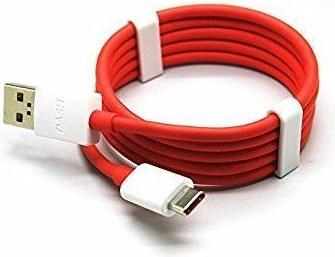 Image du produit OnePlus 3 3T Câble de données USB-C original 0,95m, Blanc/Rouge (0.95 m)