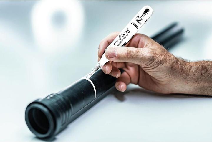 Image du produit Pica Stylo feutre (Blanc, 5 mm, 1 x)
