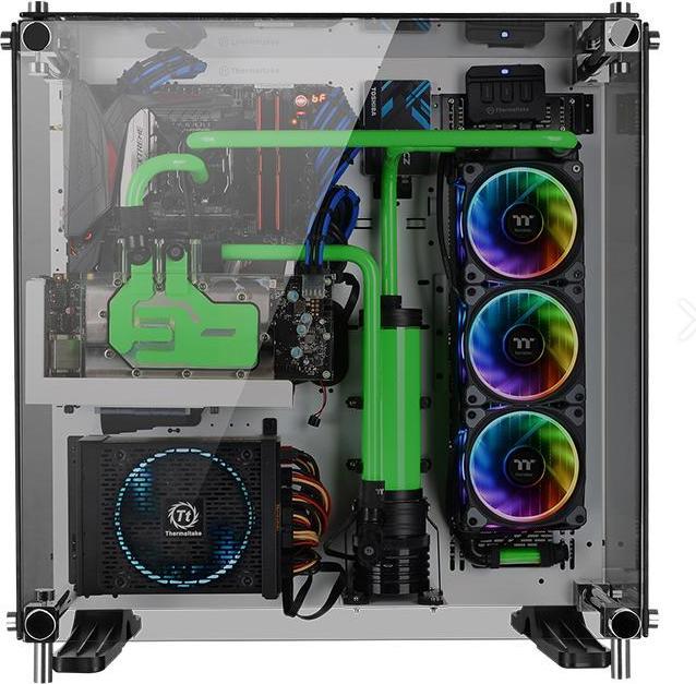 Produktbild Thermaltake CL-F056-PL14SW-A computer cooling system Computer case Fan Grey (140 mm, 3 x)