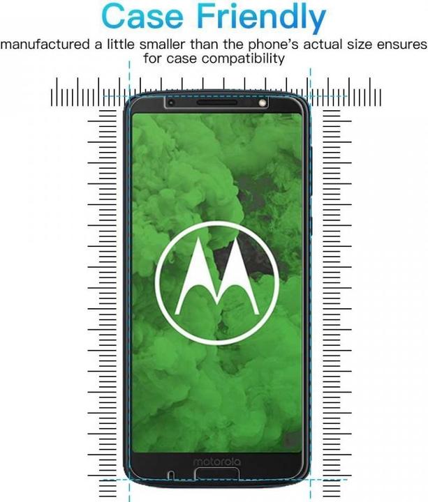 Image du produit Screenguard Motorola Moto G6 Plus Film de protection en verre blindé Case Friendly Design (1 pièce(s), Motorola Moto G6 Plus)