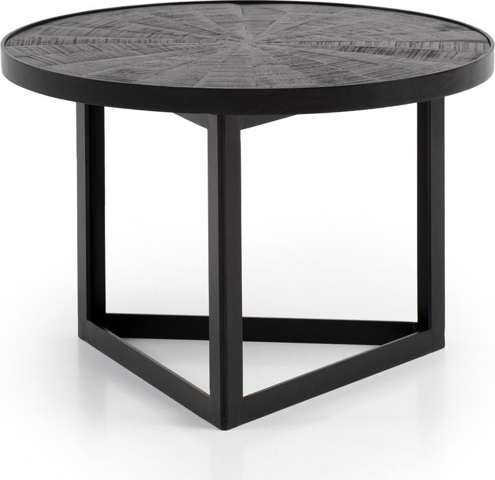 Image du produit FineBuy Table basse FB95741 Métal Noir (58 x 58 x 40 cm)